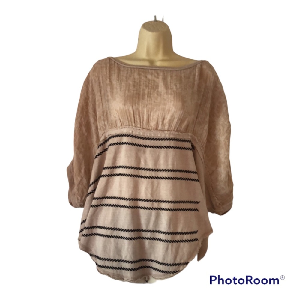 Woman’s free people spring boho blouse size petite